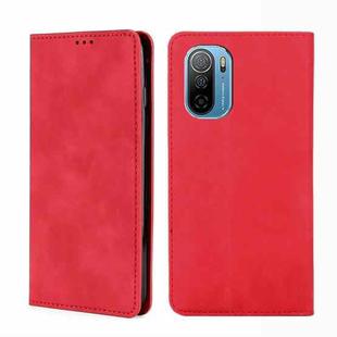 For Ulefone Note 13P Skin Feel Magnetic Horizontal Flip Leather Phone Case(Red)
