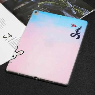 Painted TPU Tablet Case For iPad 10.2 2021&2020&2019/Pro 10.5 2017(Smile)