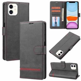 For iPhone 11 Classic Wallet Flip Leather Phone Case (Black)