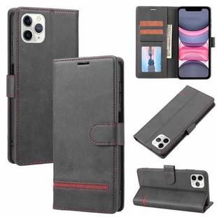 For iPhone 11 Pro Max Classic Wallet Flip Leather Phone Case (Black)