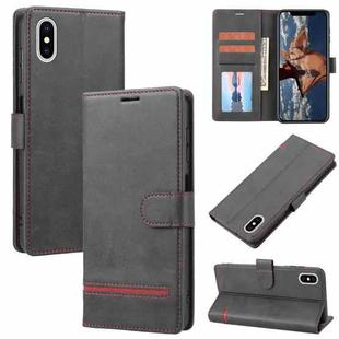 For iPhone XS Max Classic Wallet Flip Leather Phone Case(Black)