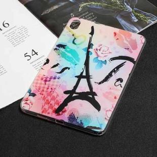 For Lenovo Tab K10 Painted TPU Tablet Case(Rose Tower)