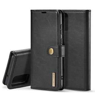 For Galaxy S20 Ultra DG.MING Crazy Horse Texture Flip Detachable Magnetic Leather Case with Holder & Card Slots & Wallet(Black)
