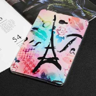 For Samsung Galaxy Tab A 10.1 2016 Painted TPU Tablet Case(Rose Tower)
