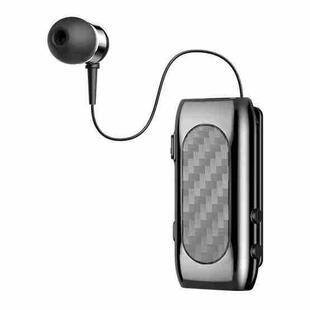 K56 Lavalier Noise Reduction Carbon Brazing Bluetooth Earphone(Silver)