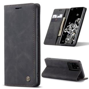 For Galaxy S20 Ultra CaseMe Multifunctional Horizontal Flip Leather Case, with Card Slot & Holder & Wallet(Black)