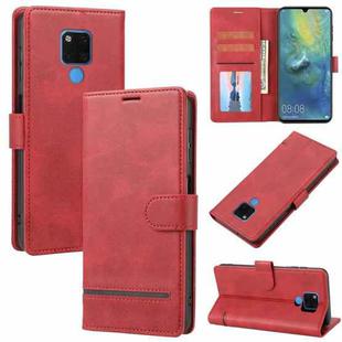 For Huawei Mate 20 Classic Wallet Flip Leather Phone Case(Red)