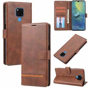 For Huawei Mate 20 Classic Wallet Flip Leather Phone Case(Brown)