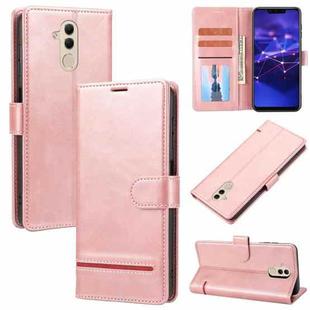 For Huawei Mate 20 Lite Classic Wallet Flip Leather Phone Case(Pink)