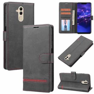 For Huawei Mate 20 Lite Classic Wallet Flip Leather Phone Case(Black)