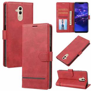 For Huawei Mate 20 Lite Classic Wallet Flip Leather Phone Case(Red)