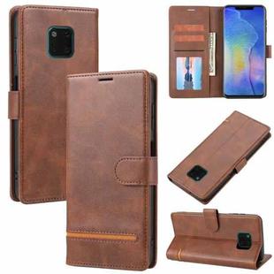 For Huawei Mate 20 Pro Classic Wallet Flip Leather Phone Case(Brown)