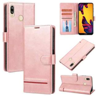 For Huawei P20 Lite Classic Wallet Flip Leather Phone Case(Pink)