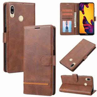 For Huawei P20 Lite Classic Wallet Flip Leather Phone Case(Brown)