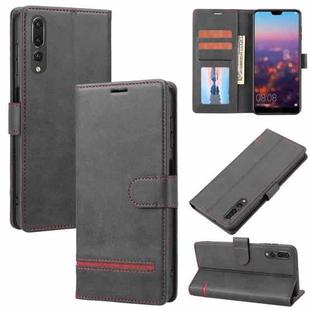 For Huawei P20 Pro Classic Wallet Flip Leather Phone Case(Black)