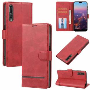 For Huawei P20 Pro Classic Wallet Flip Leather Phone Case(Red)