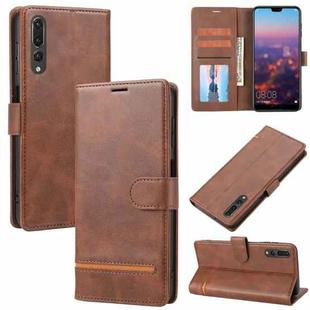 For Huawei P20 Pro Classic Wallet Flip Leather Phone Case(Brown)