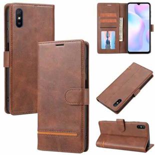 For Xiaomi Redmi 9A Classic Wallet Flip Leather Phone Case(Brown)