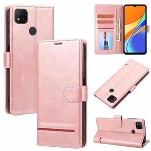 For Xiaomi Redmi 9C Classic Wallet Flip Leather Phone Case(Pink)