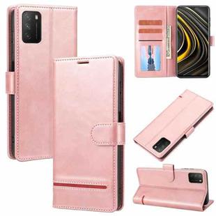 For Xiaomi Redmi 9T / Poco M3 Classic Wallet Flip Leather Phone Case(Pink)