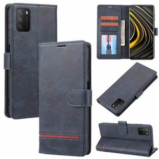 For Xiaomi Redmi 9T / Poco M3 Classic Wallet Flip Leather Phone Case(Blue)