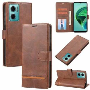 For Xiaomi Redmi 10 5G / Note 11E Classic Wallet Flip Leather Phone Case(Brown)