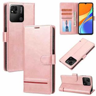 For Xiaomi Redmi 10A Classic Wallet Flip Leather Phone Case(Pink)