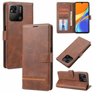 For Xiaomi Redmi 10A Classic Wallet Flip Leather Phone Case(Brown)