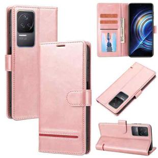 For Xiaomi Redmi K50 / K50 Pro Classic Wallet Flip Leather Phone Case(Pink)