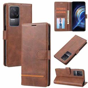 For Xiaomi Redmi K50 / K50 Pro Classic Wallet Flip Leather Phone Case(Brown)