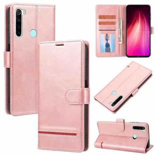 For Xiaomi Redmi Note 8 Classic Wallet Flip Leather Phone Case(Pink)