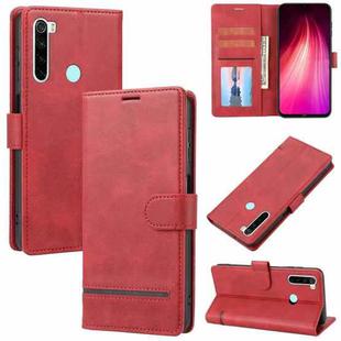 For Xiaomi Redmi Note 8 Classic Wallet Flip Leather Phone Case(Red)