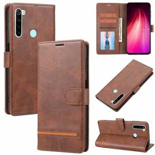 For Xiaomi Redmi Note 8 Classic Wallet Flip Leather Phone Case(Brown)