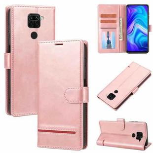 For Xiaomi Redmi Note 9 4G Global Classic Wallet Flip Leather Phone Case(Pink)