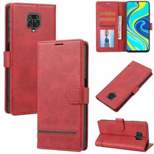 For Xiaomi Redmi Note 9S / 9 Pro Classic Wallet Flip Leather Phone Case(Red)