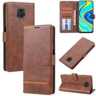 For Xiaomi Redmi Note 9S / 9 Pro Classic Wallet Flip Leather Phone Case(Brown)