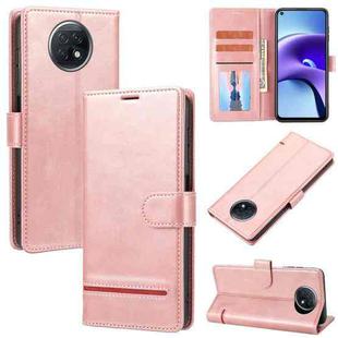 For Xiaomi Redmi Note 9T / 9 5G Classic Wallet Flip Leather Phone Case(Pink)