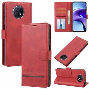 For Xiaomi Redmi Note 9T / 9 5G Classic Wallet Flip Leather Phone Case(Red)