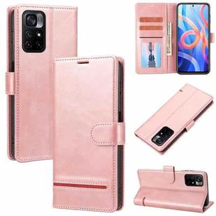 For Xiaomi Redmi Note 11 5G / Poco M4 Pro 5G Classic Wallet Flip Leather Phone Case(Pink)