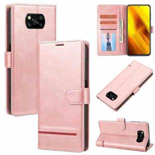 For Xiaomi Poco X3 NFC Classic Wallet Flip Leather Phone Case(Pink)