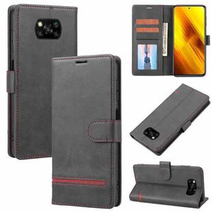 For Xiaomi Poco X3 NFC Classic Wallet Flip Leather Phone Case(Black)