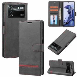 For Xiaomi Poco X4 Pro 5G Classic Wallet Flip Leather Phone Case(Black)