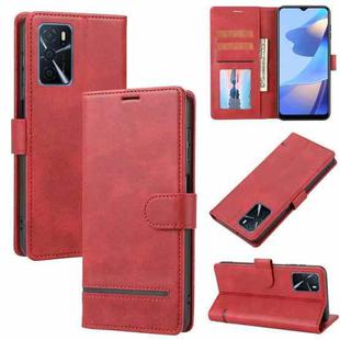 For OPPO A16 / A16S Classic Wallet Flip Leather Phone Case(Red)