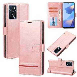 For OPPO A16 / A16S Classic Wallet Flip Leather Phone Case(Pink)