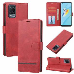 For OPPO A56 5G / A54 4G Classic Wallet Flip Leather Phone Case(Red)