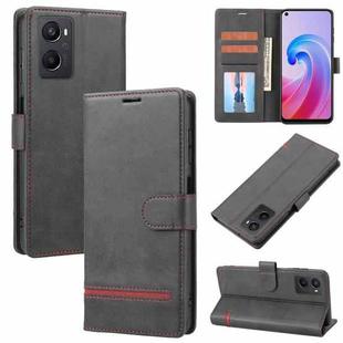 For OPPO A96 5G Classic Wallet Flip Leather Phone Case(Black)
