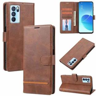 For OPPO Reno6 Pro Classic Wallet Flip Leather Phone Case(Brown)