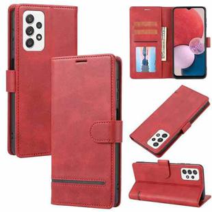 For Samsung Galaxy A32 4G Classic Wallet Flip Leather Phone Case(Red)