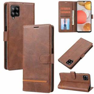 For Samsung Galaxy A42 5G Classic Wallet Flip Leather Phone Case(Brown)