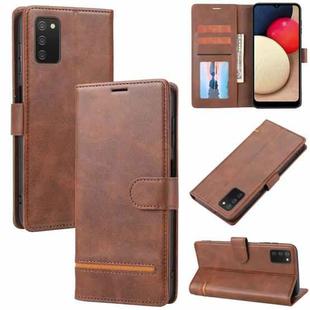 For Samsung Galaxy A02s Classic Wallet Flip Leather Phone Case(Brown)
